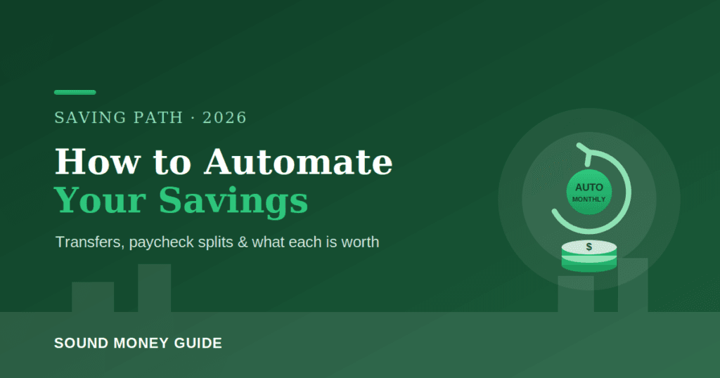 How to automate your savings 2026 methods compared