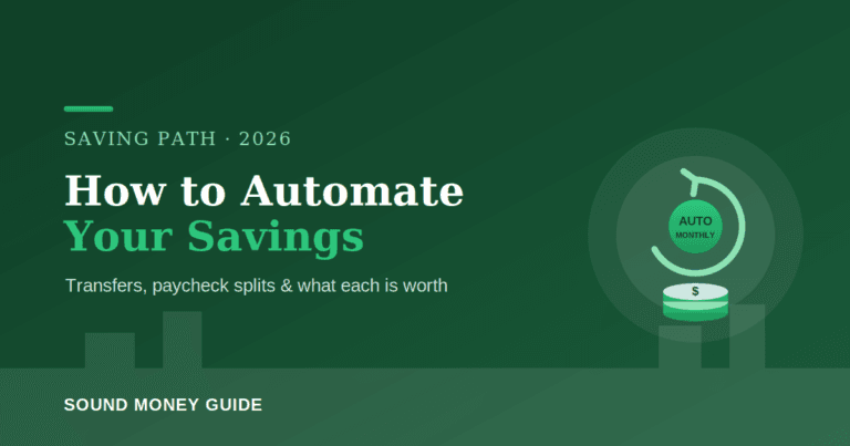 How to automate your savings 2026 methods compared