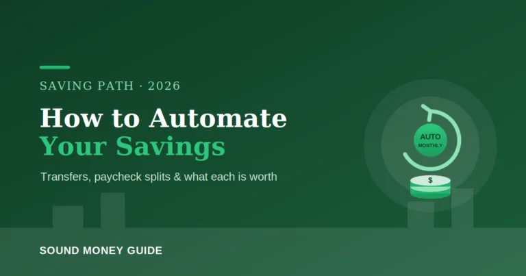 How to automate your savings 2026 methods compared