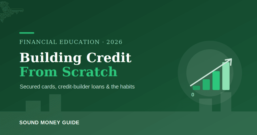 Building credit from scratch 2026 guide secured cards and credit-builder loans