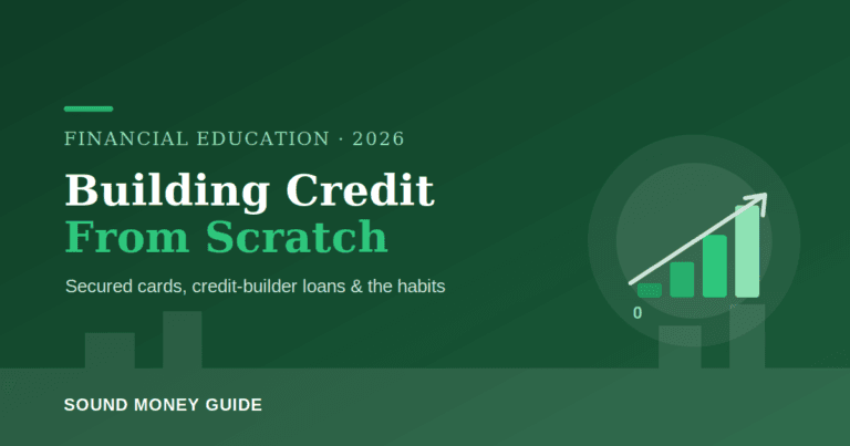 Building credit from scratch 2026 guide secured cards and credit-builder loans