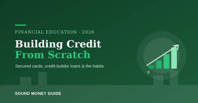 Building credit from scratch 2026 guide secured cards and credit-builder loans