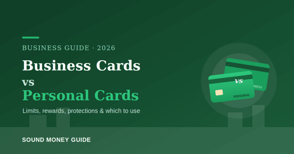 Business credit cards vs personal credit cards 2026 which to use