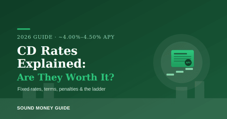 CD rates explained 2026 are certificates of deposit worth it