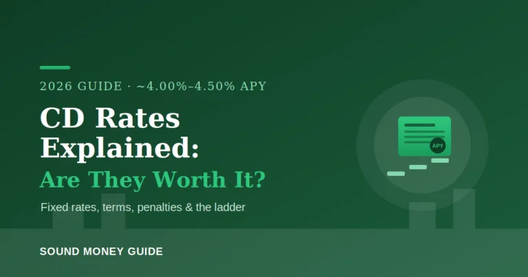 CD rates explained 2026 are certificates of deposit worth it
