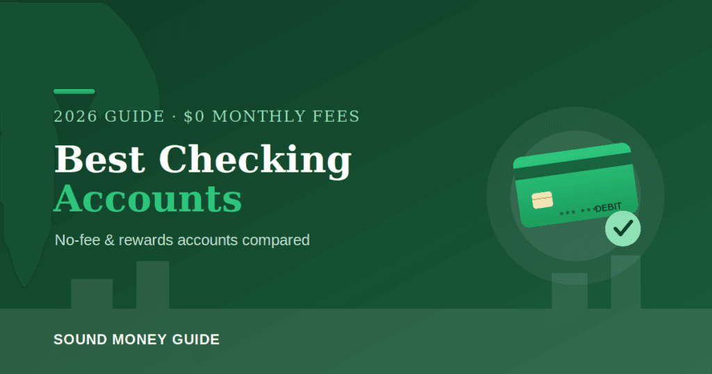 Best checking accounts 2026 no-fee and rewards accounts compared