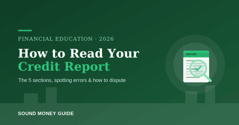 How to read your credit report 2026 the 5 sections and disputing errors