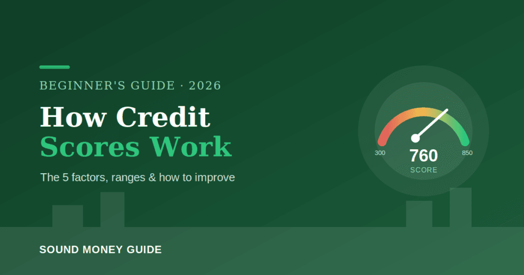 How credit scores work beginner's guide 2026 the 5 factors