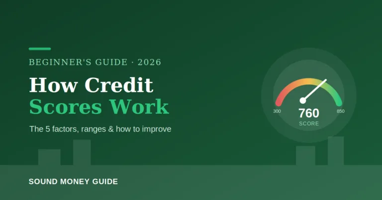 How credit scores work beginner's guide 2026 the 5 factors