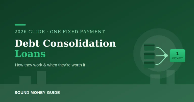 Debt consolidation loans 2026 how they work and when they save money
