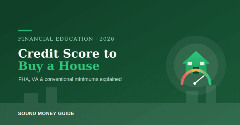 Credit score needed to buy a house 2026 FHA VA and conventional minimums