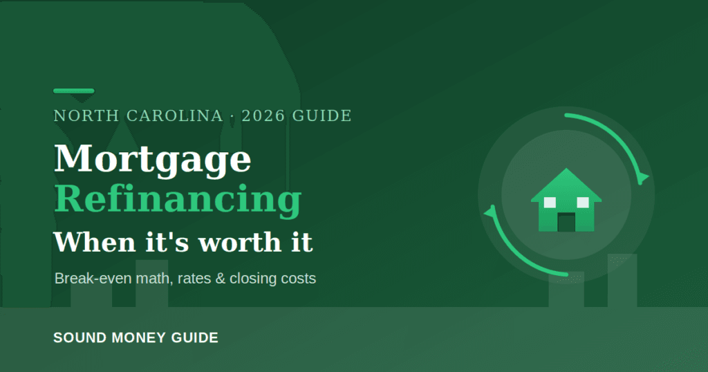 Mortgage refinancing in North Carolina 2026 when it is worth it