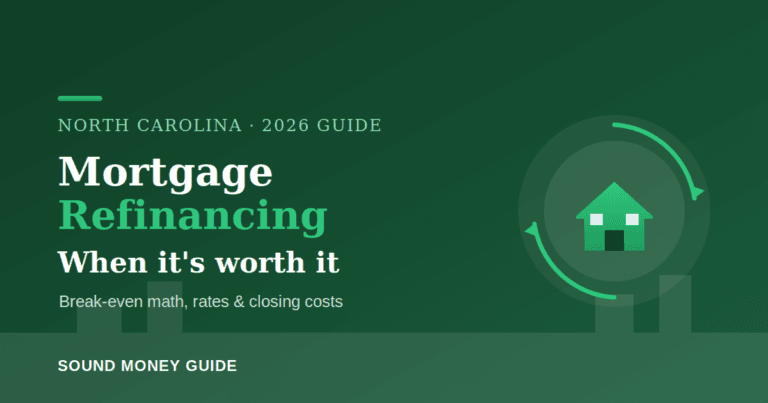Mortgage refinancing in North Carolina 2026 when it is worth it