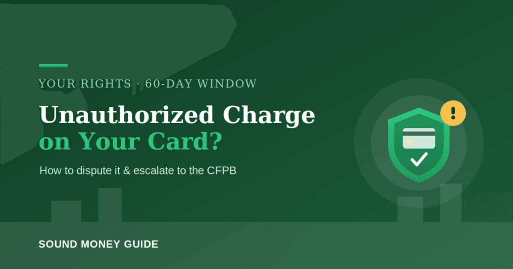 What to do if charged an unauthorized fee on your card 2026 guide